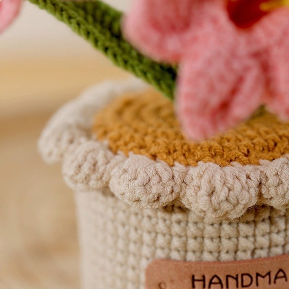Handwoven Crochet Flowers Cyrt - Yarn Home Decor ulasan dan harga