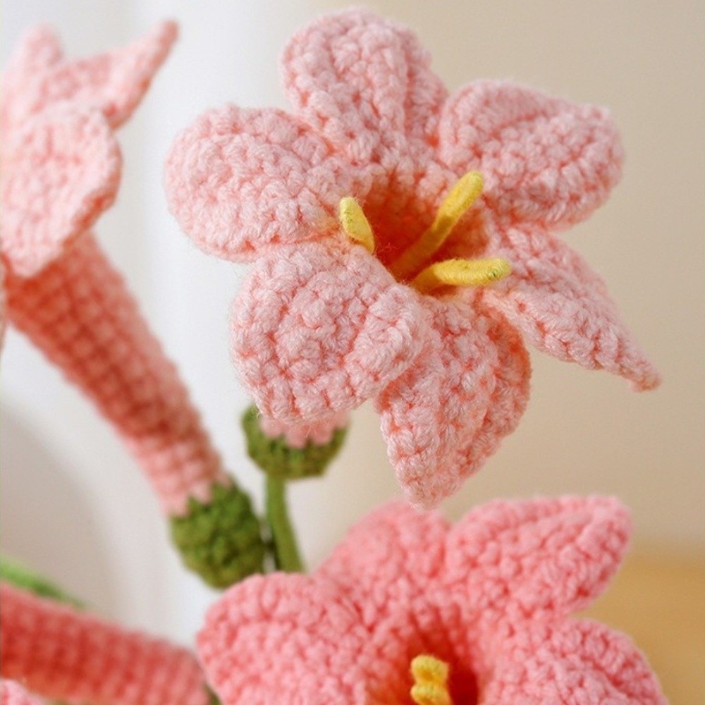 Handwoven Crochet Flowers Cyrt - Yarn Home Decor ulasan dan harga