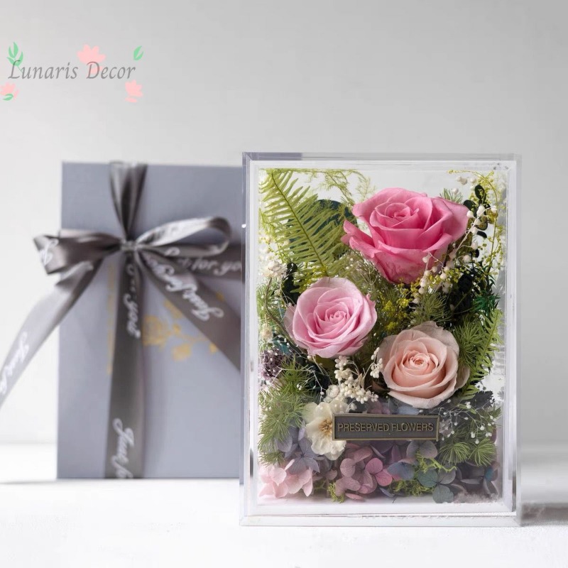 Premium flower box eternal flo - Home Decor Express ulasan dan harga
