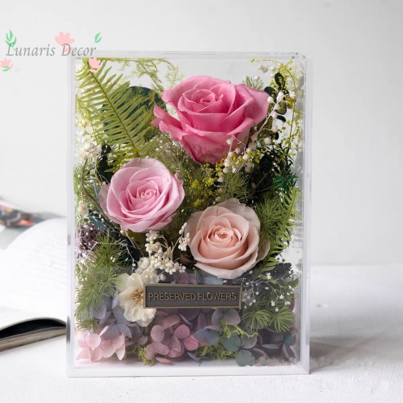Premium flower box eternal flo - Home Decor Express ulasan dan harga