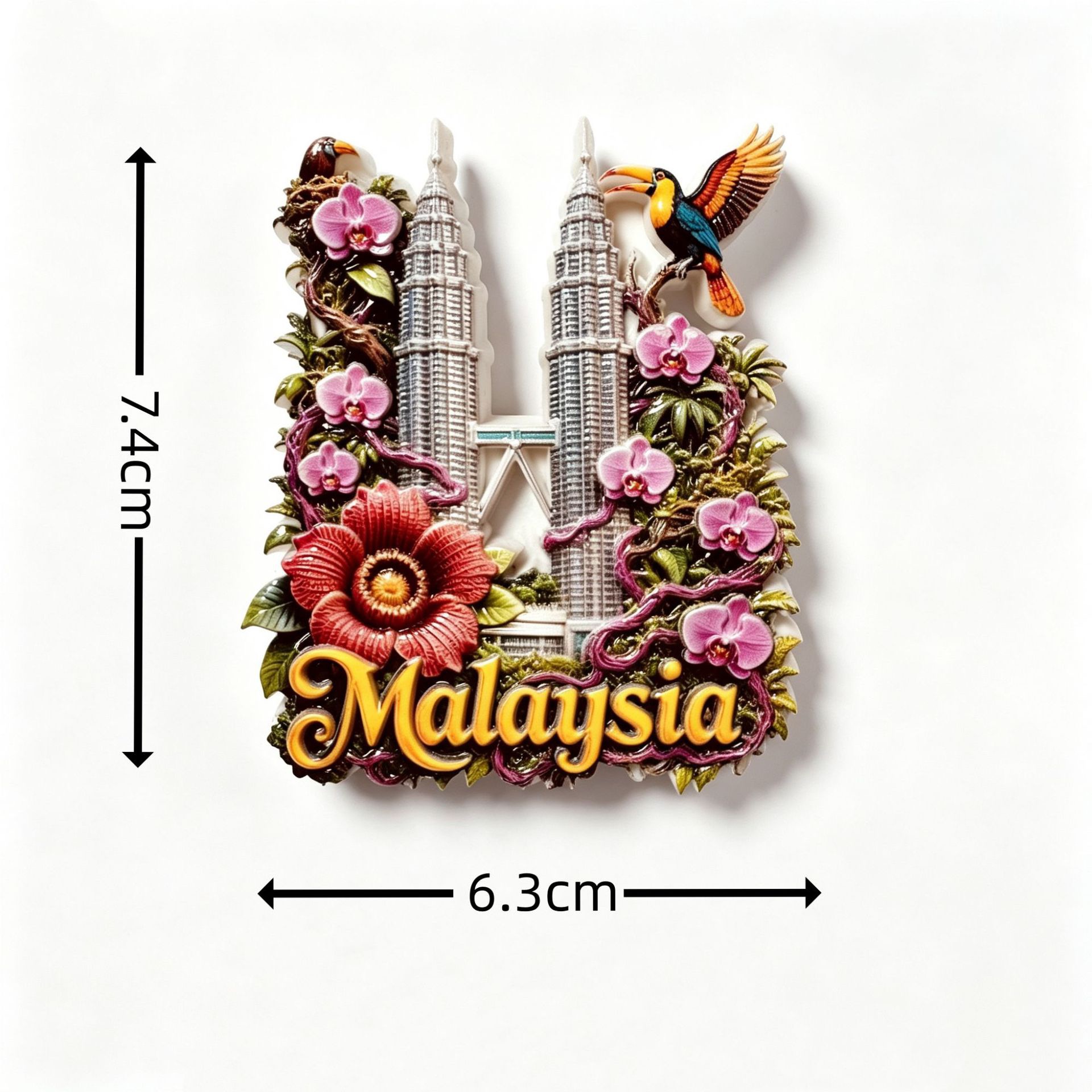Malaysia Tourist Souvenir 3D R - Home Decor Kuala Lumpur ulasan dan harga