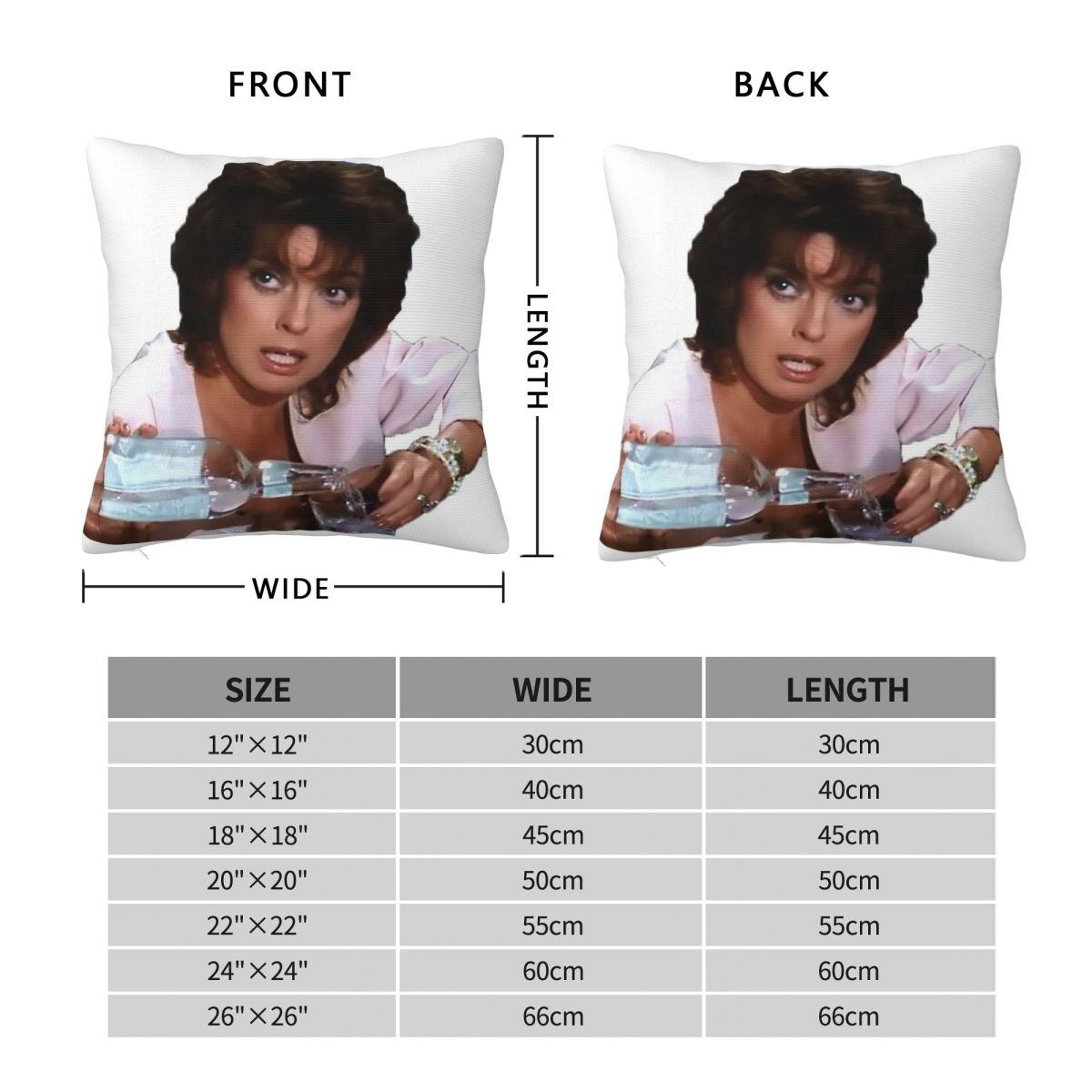 Dallas Sue Ellen Ewing Square  - Home Decor Dallas ulasan dan harga