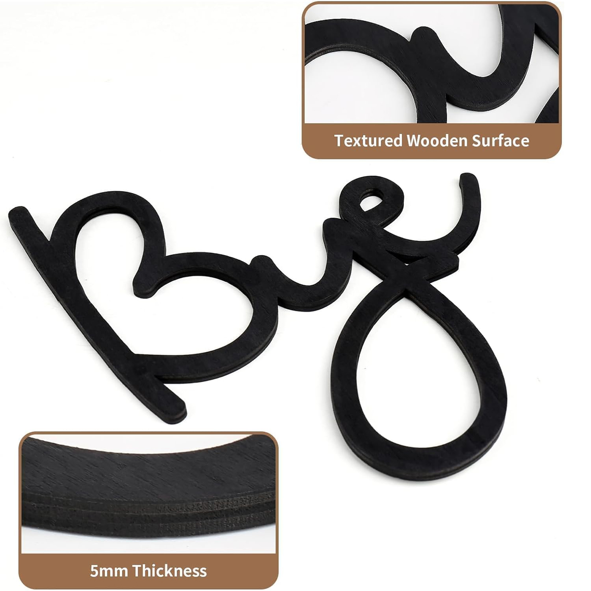 Love You Bye Wood Sign Home De - Home Decor Express ulasan dan harga