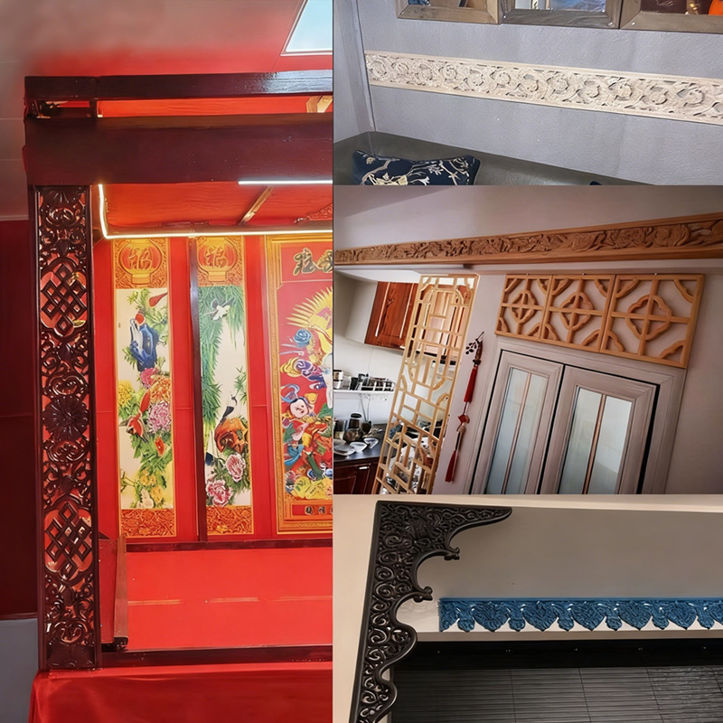 Decorative Wood Furniture Mold - Home Decor Wall Molding ulasan dan harga