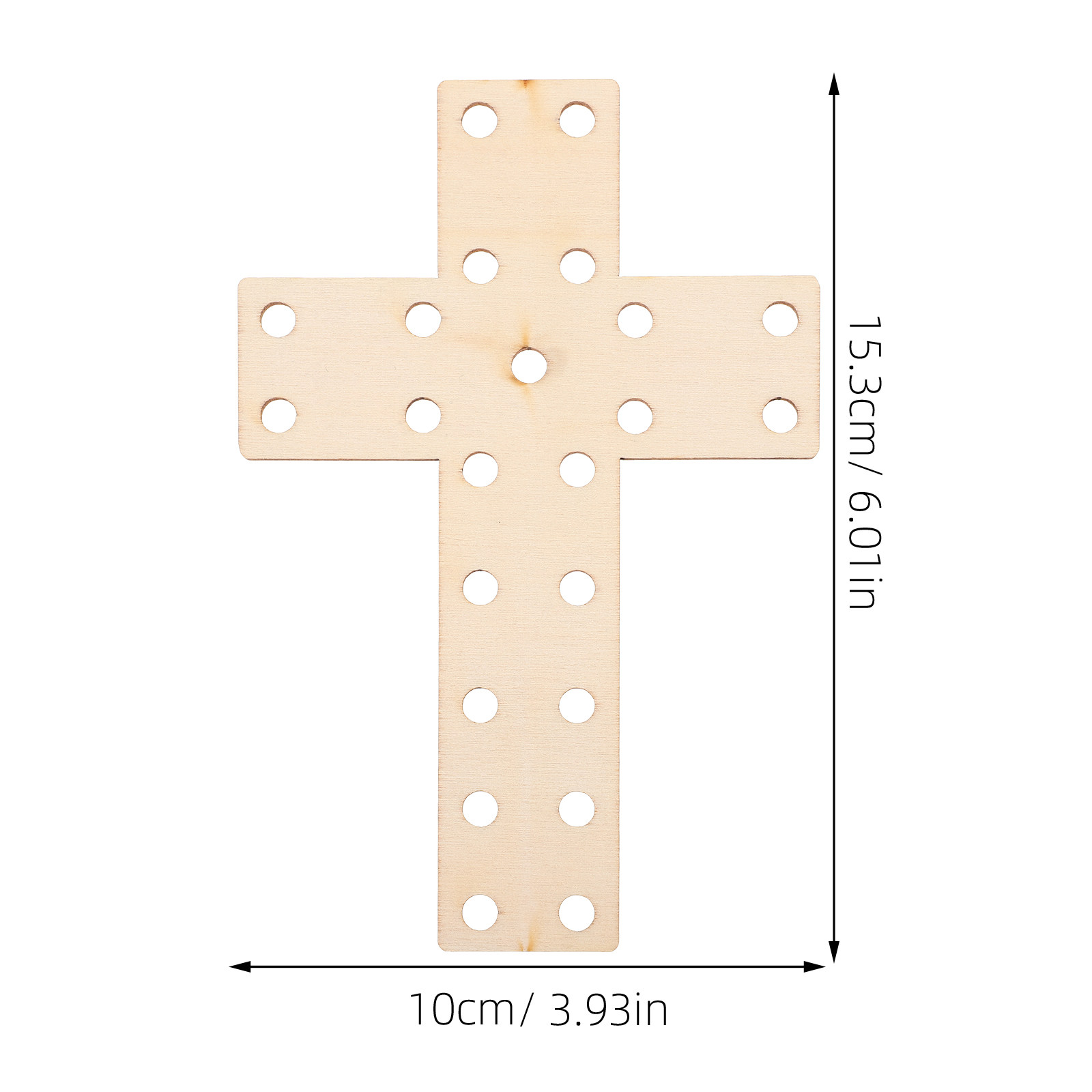 1Set Wooden Cross Weaving Craf - Yarn Home Decor ulasan dan harga