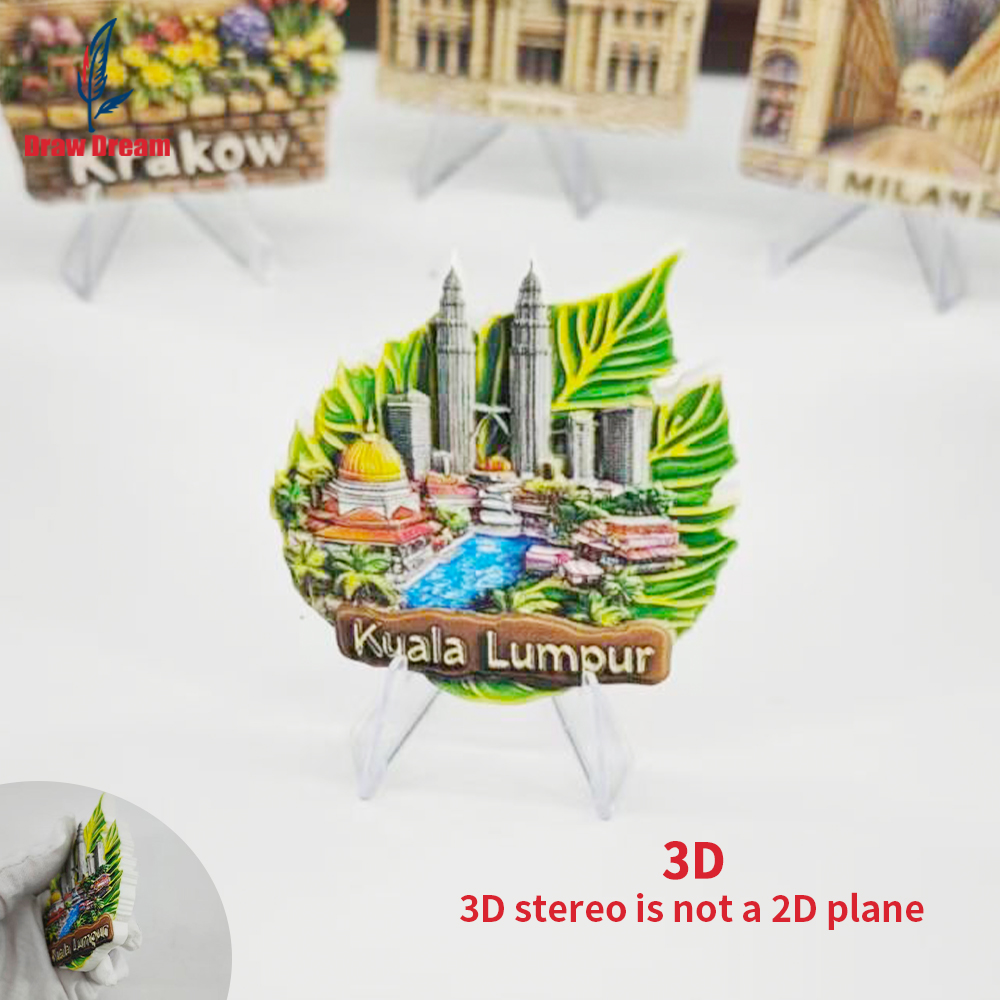1Pc Kuala Lumpur Creative 3D E - Home Decor Kuala Lumpur ulasan dan harga