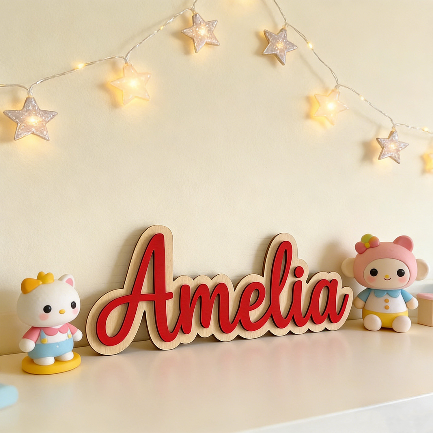 1pc Customized Double-layer Wo - Home Decor Com ulasan dan harga