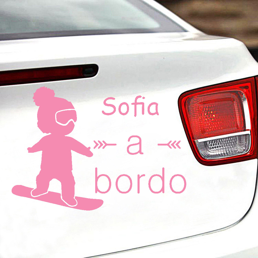 1pc Vinyl baby a bordo colorfu - Home Decor Wall Stickers ulasan dan harga