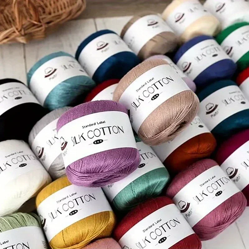 50g Silk Lace Cotton Milk Croc - Yarn Home Decor ulasan dan harga
