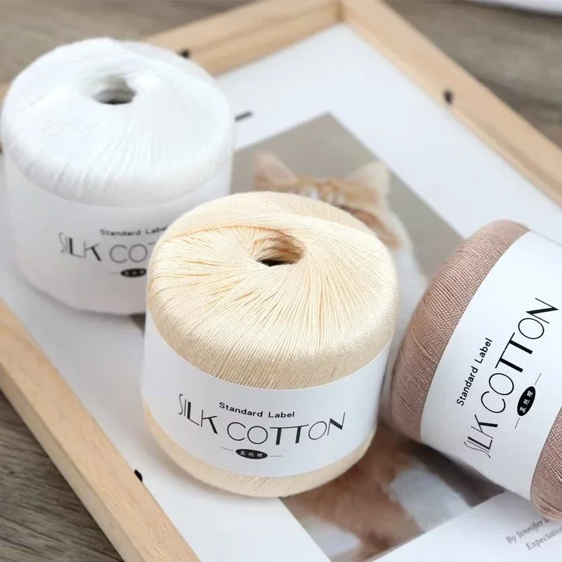 50g Silk Lace Cotton Milk Croc - Yarn Home Decor ulasan dan harga