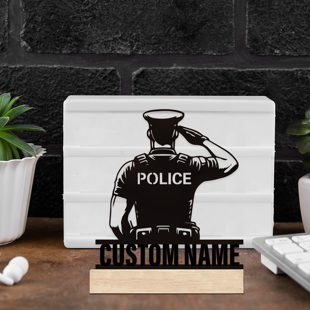Personalized Metal Police Badg - Home Decor Nz ulasan dan harga