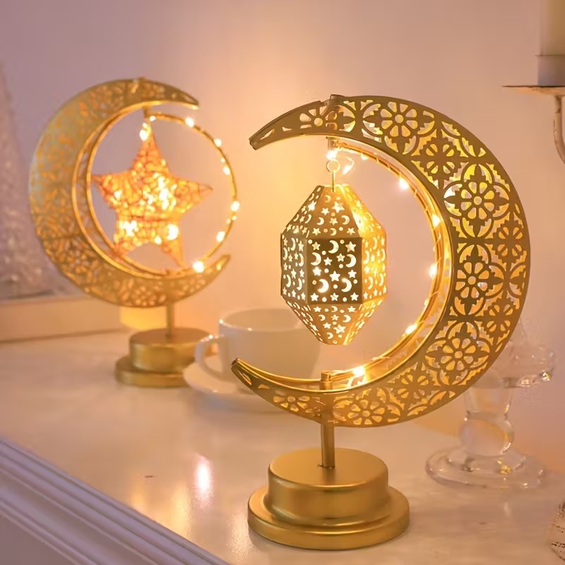 Ramadan LED Night Light Rotati - Home Decor Ramadan ulasan dan harga