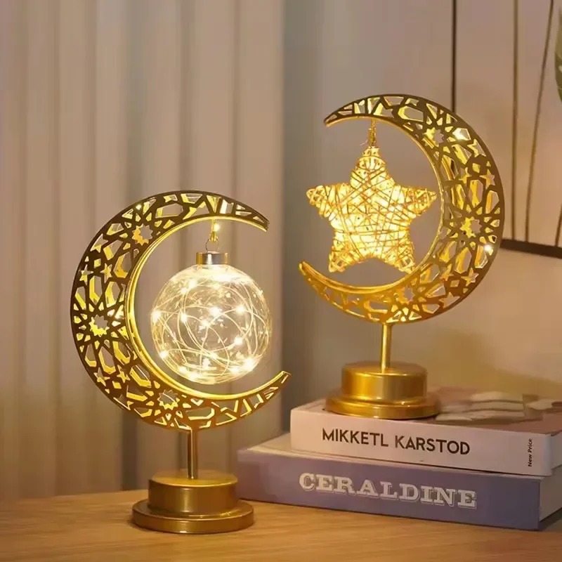 Ramadan LED Night Light Rotati - Home Decor Ramadan ulasan dan harga