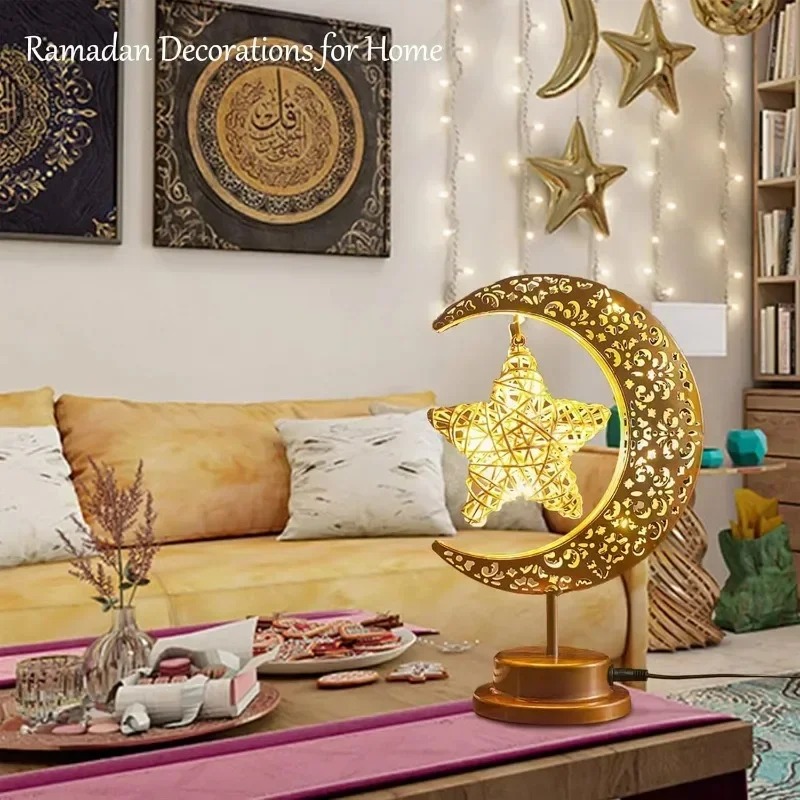 Ramadan LED Night Light Rotati - Home Decor Ramadan ulasan dan harga