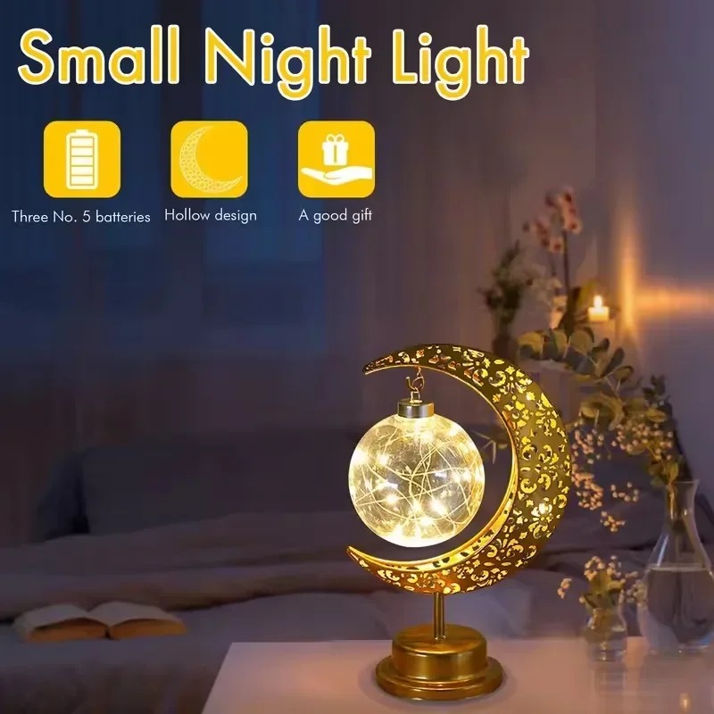 Ramadan LED Night Light Rotati - Home Decor Ramadan ulasan dan harga