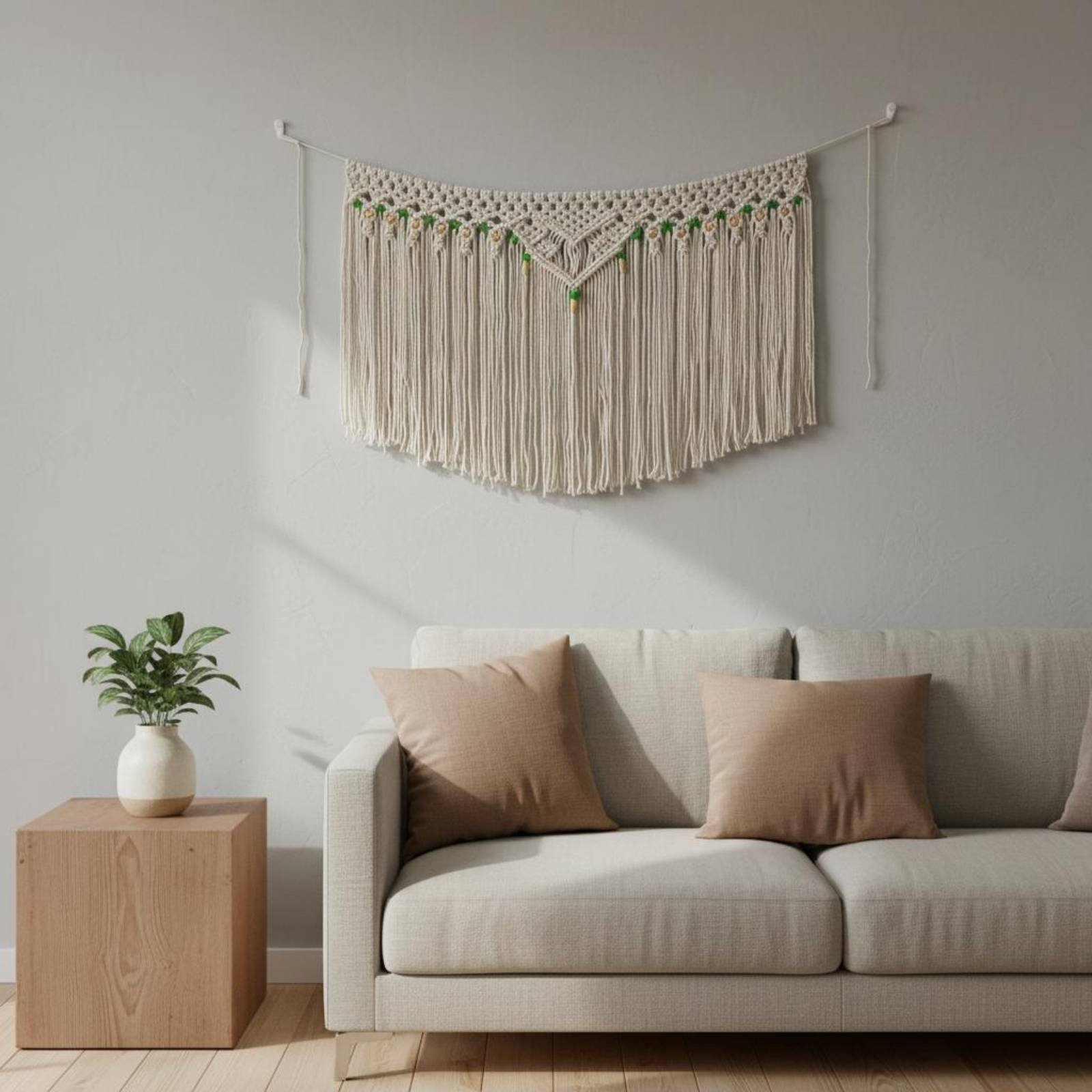Tassel Wall Hanging Decorative - Macrame Wall Hanging ulasan dan harga