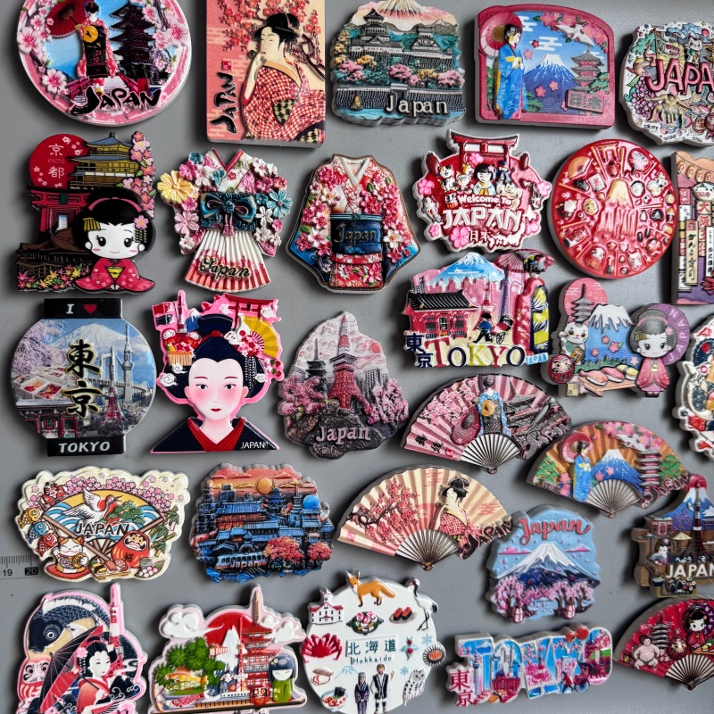 Japanese Fridge Magnets Touris - Home Decor Tokyo ulasan dan harga