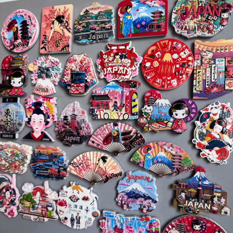 Japanese Fridge Magnets Touris - Home Decor Tokyo ulasan dan harga