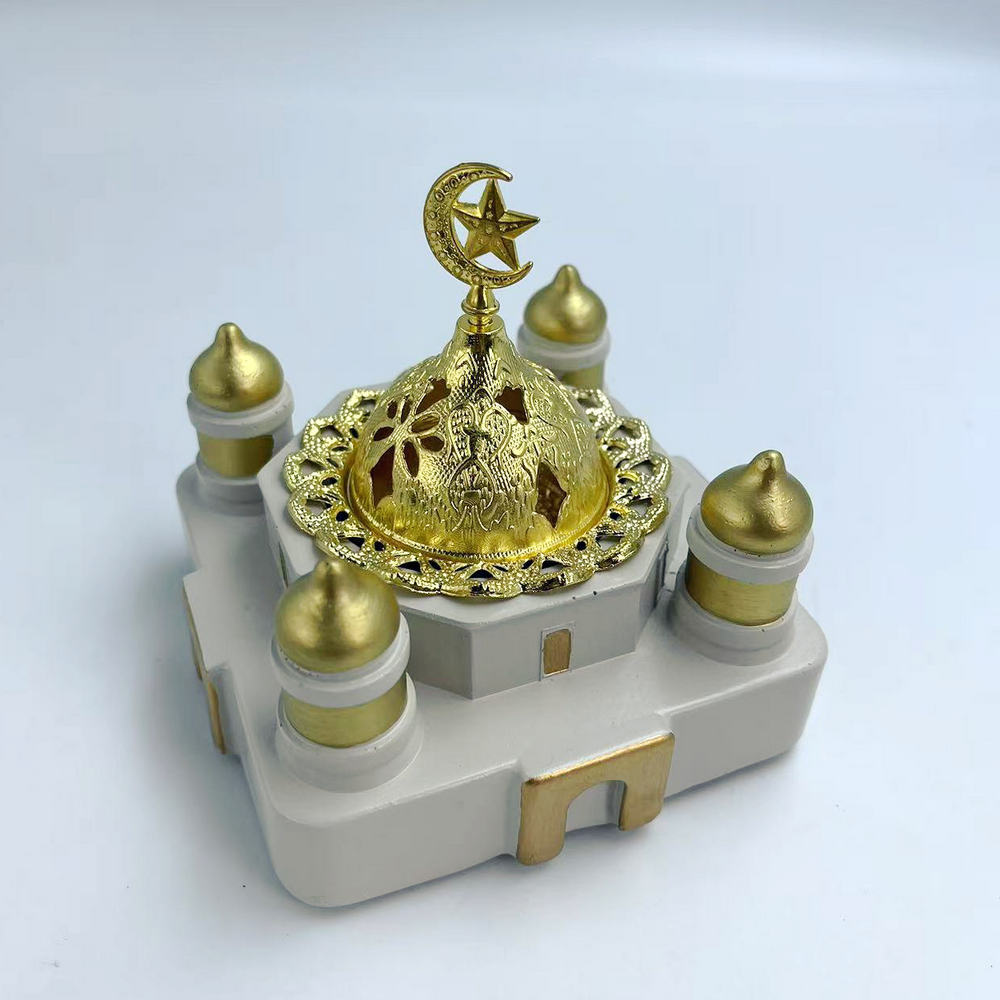 Resin Islamic Mosque - Incense - Home Decor Ramadan ulasan dan harga