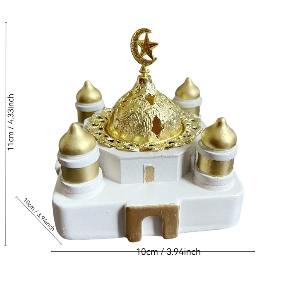 Resin Islamic Mosque - Incense - Home Decor Ramadan ulasan dan harga