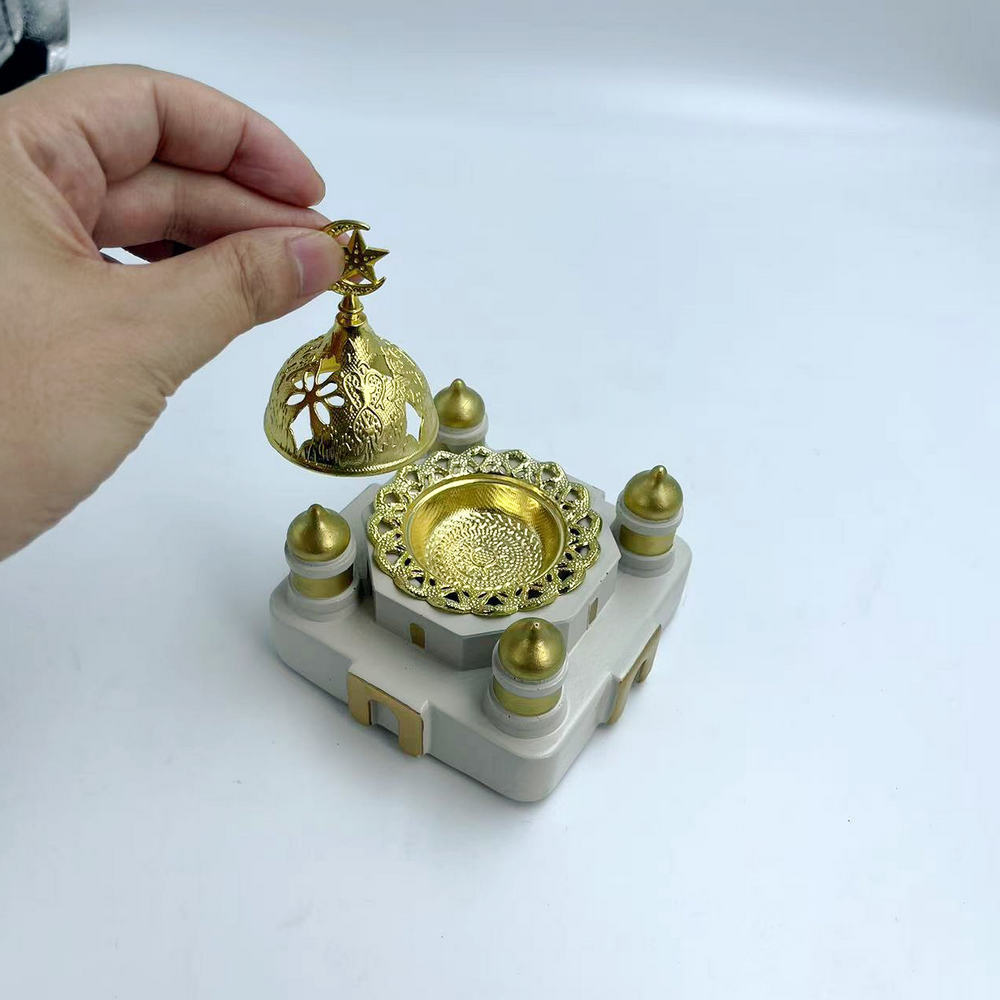 Resin Islamic Mosque - Incense - Home Decor Ramadan ulasan dan harga