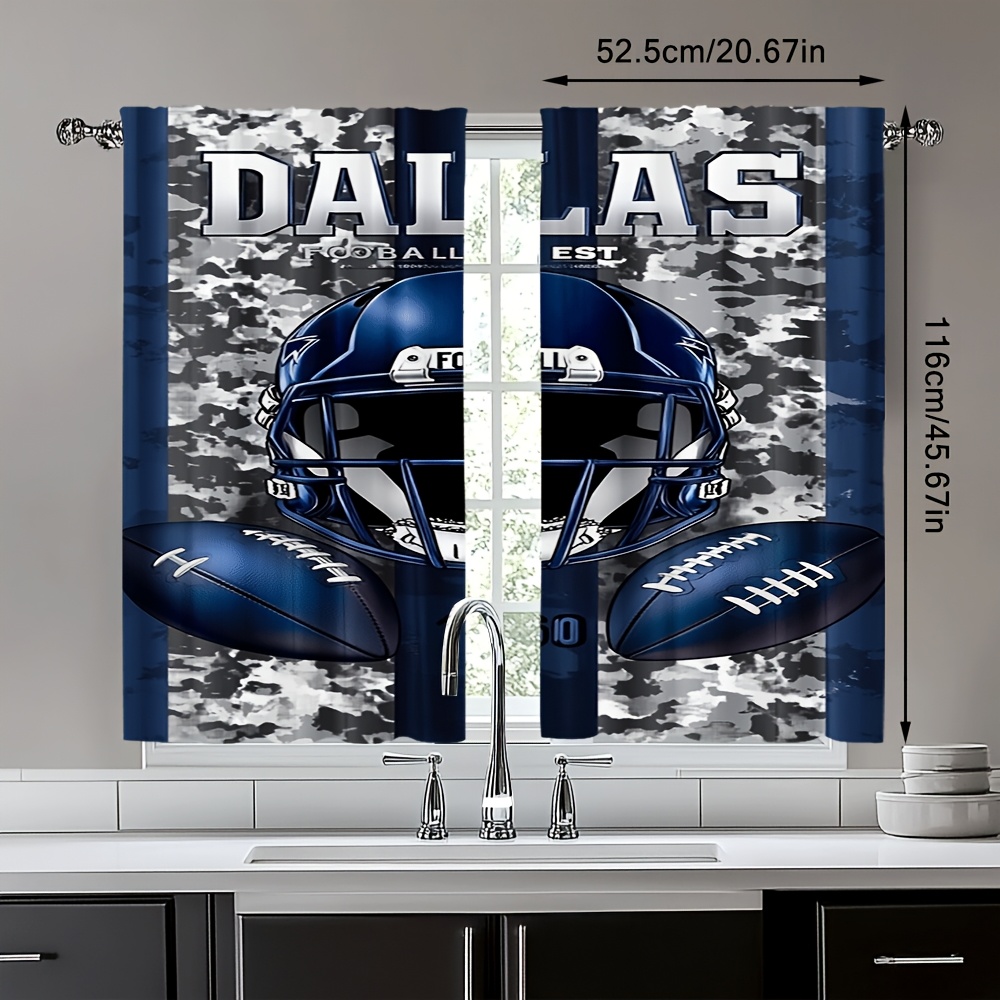 Dallas Football Door Curtains  - Home Decor Dallas ulasan dan harga