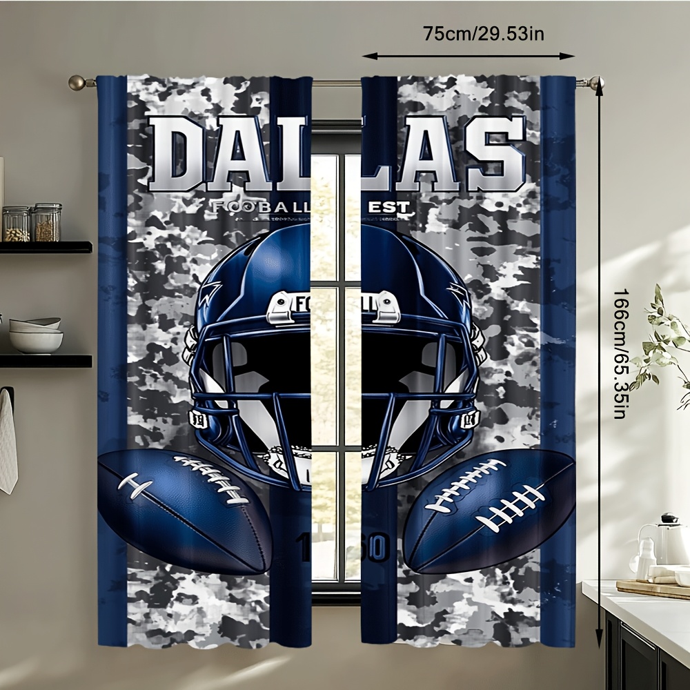 Dallas Football Door Curtains  - Home Decor Dallas ulasan dan harga