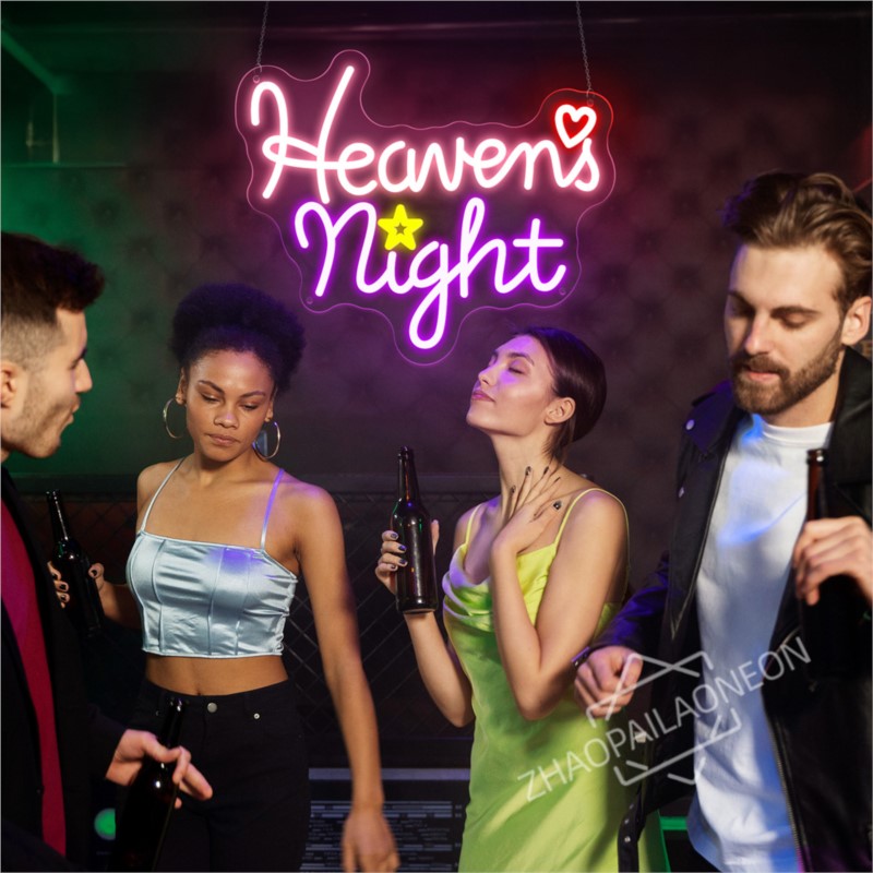 Heavens Night Neon Signs Game  - Home Decor Nearby ulasan dan harga