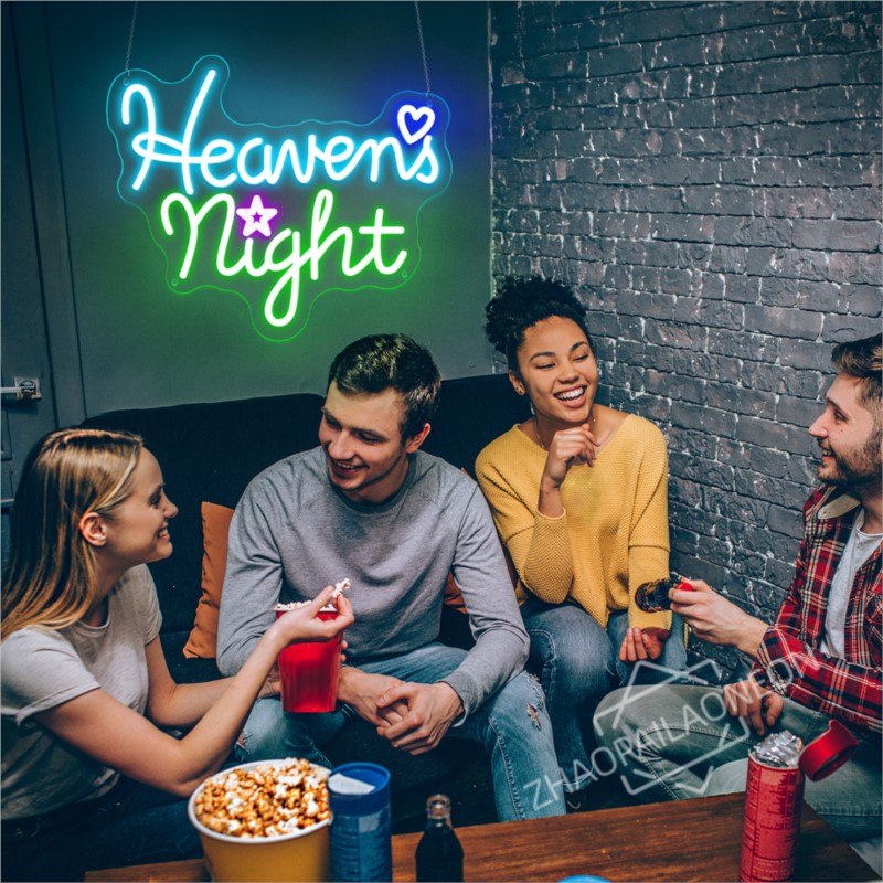 Heavens Night Neon Signs Game  - Home Decor Nearby ulasan dan harga