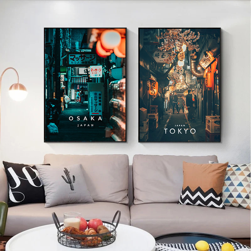 Vintage Japan Tokyo Japanese C - Home Decor Tokyo ulasan dan harga