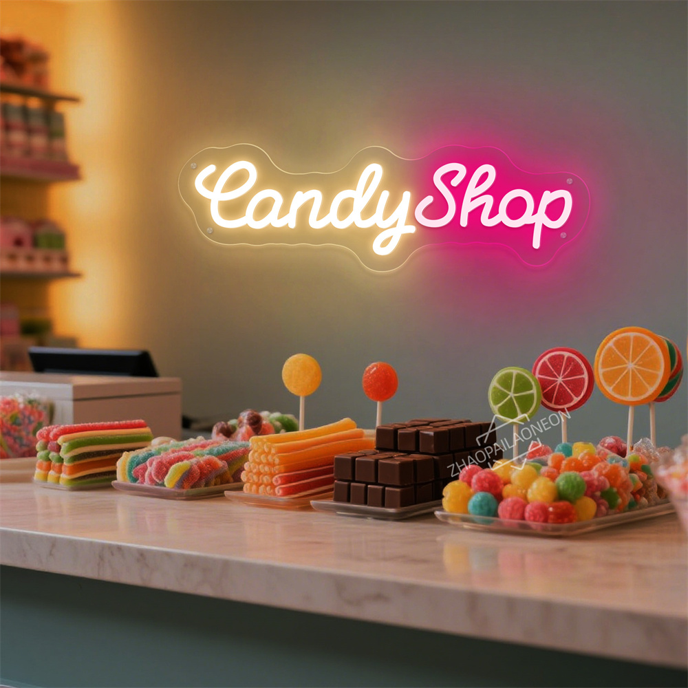 Candy Shop  LED Neon Candy USB - Home Decor Nearby ulasan dan harga