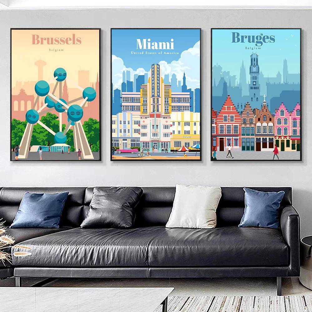 Tokyo Ottawa Prague Sydney Cit - Home Decor Tokyo ulasan dan harga