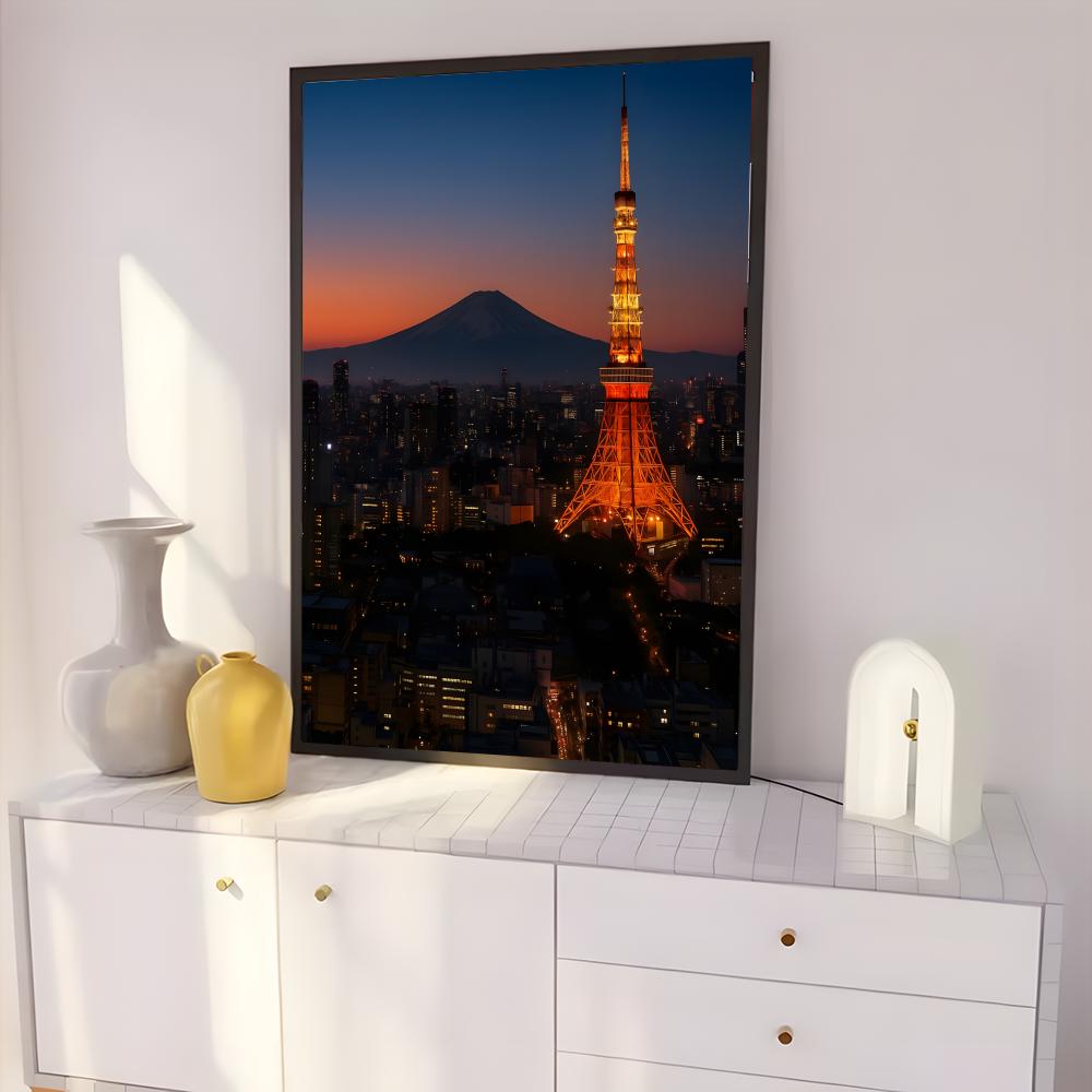 Tokyo Tower Night View Landmar - Home Decor Tokyo ulasan dan harga