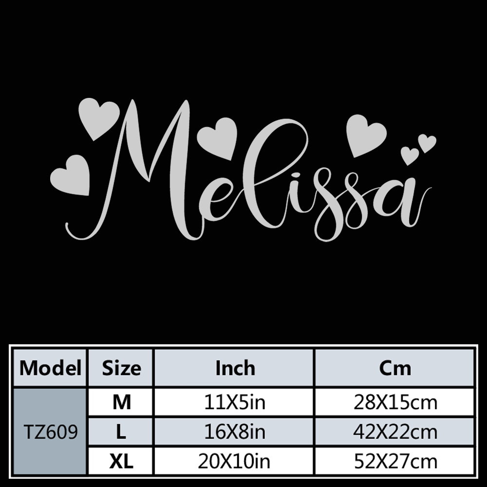 1pc Diy Personalize Custom Nam - Home Decor Wall Stickers ulasan dan harga