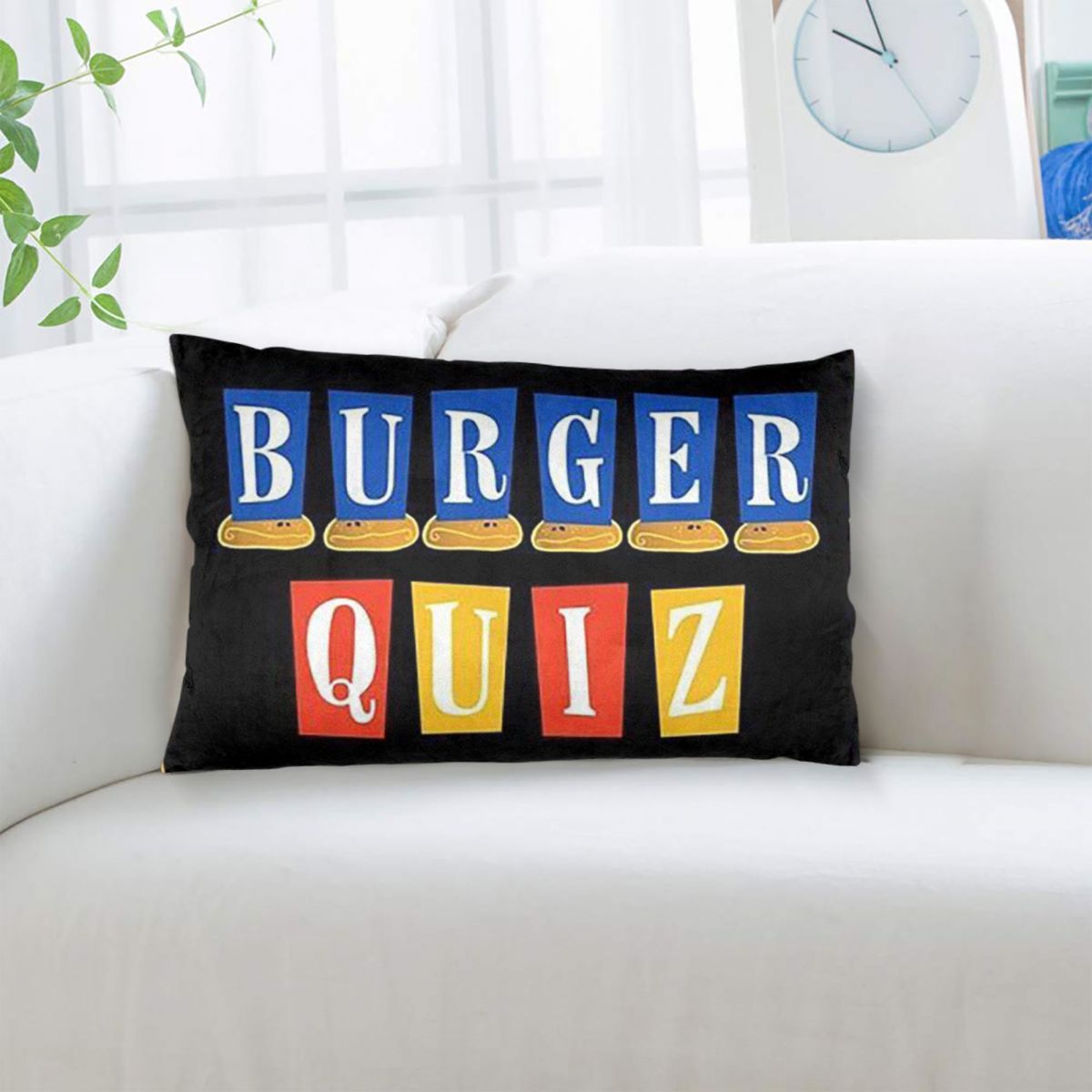 Burger Quiz New Logo Rectangle - Home Decor Quiz ulasan dan harga