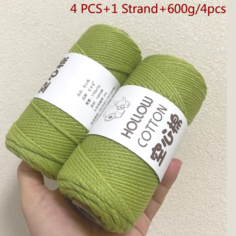 4 PCS 2mm Soft Yarn Hand-Knitt - Yarn Home Decor ulasan dan harga