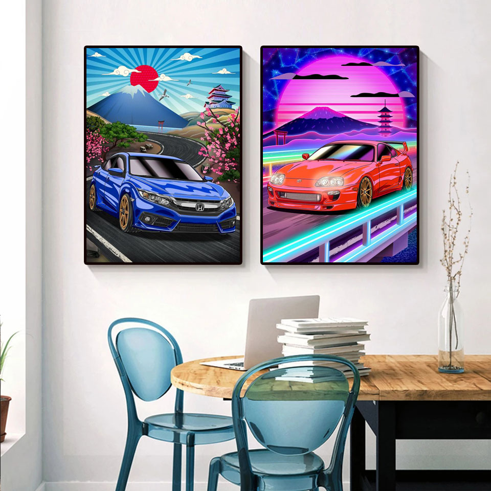 Diamond Painting Tokyo Street  - Home Decor Tokyo ulasan dan harga