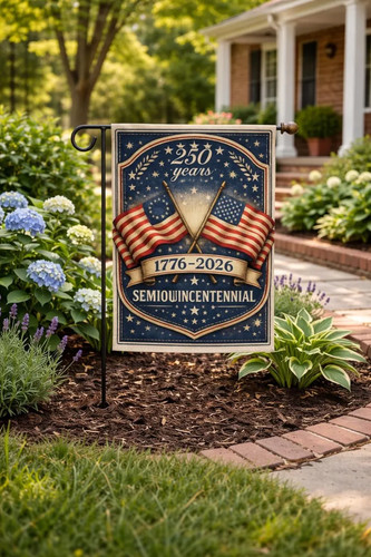 Years America Garden Flag Outd - Home Decor Usa ulasan dan harga