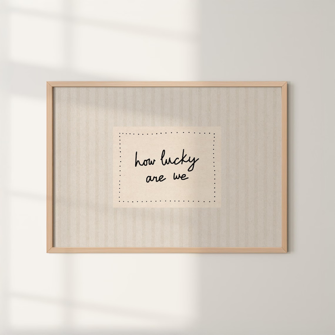 Modern,Minimalist How Lucky Ar - Home Decor Quotes ulasan dan harga