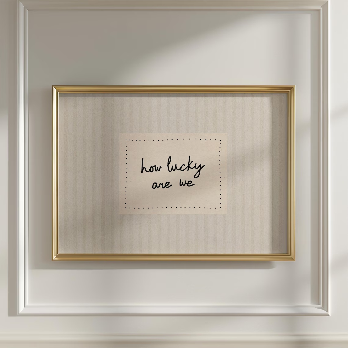 Modern,Minimalist How Lucky Ar - Home Decor Quotes ulasan dan harga