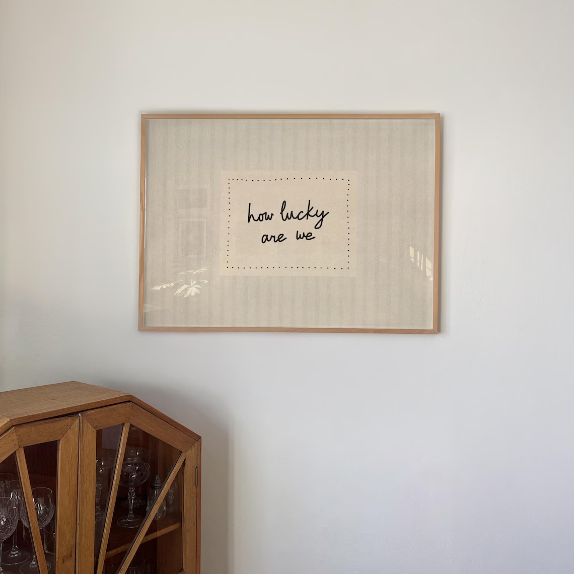 Modern,Minimalist How Lucky Ar - Home Decor Quotes ulasan dan harga