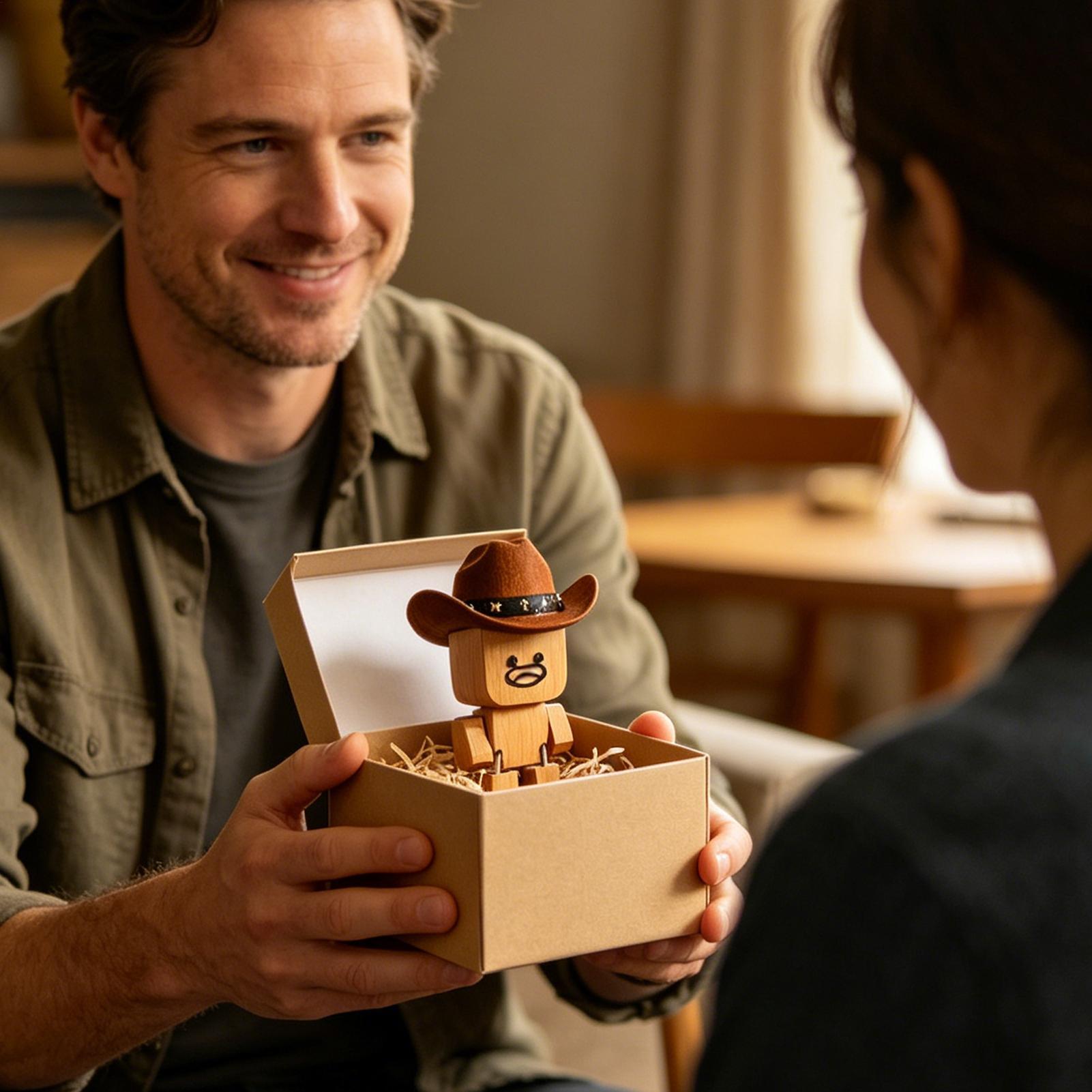 Shaking Wooden Man For Dashboa - Home Decor Express ulasan dan harga