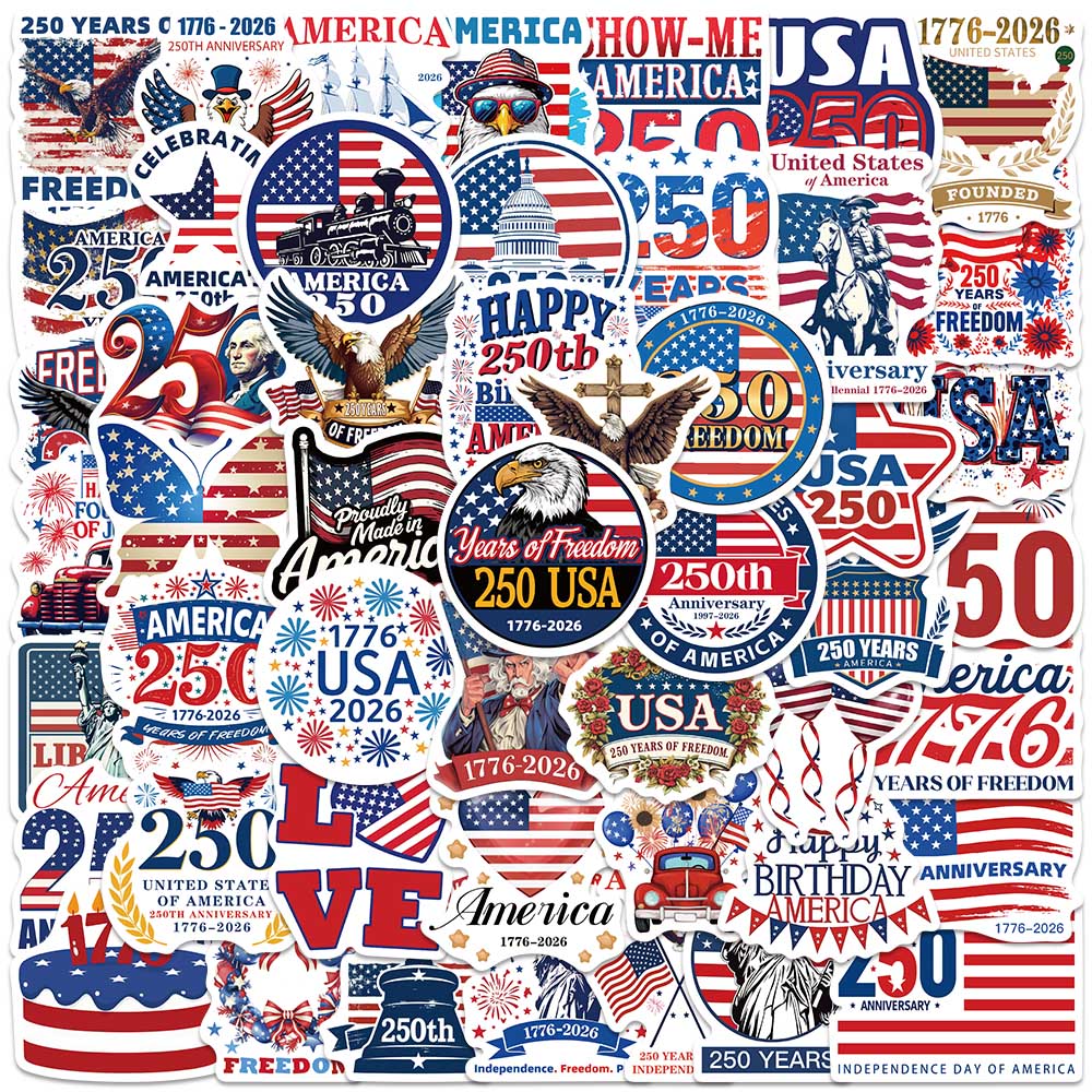 50PCS USA Patriotic Anniversar - Home Decor Usa ulasan dan harga