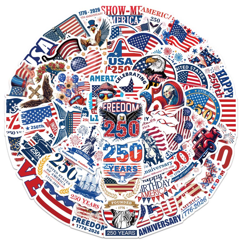 50PCS USA Patriotic Anniversar - Home Decor Usa ulasan dan harga