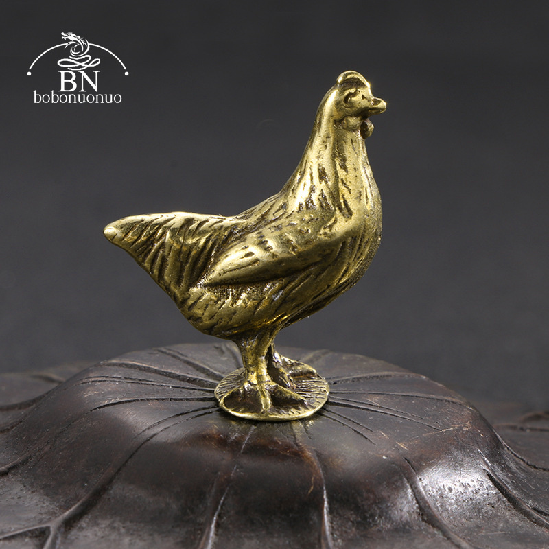 Solid Brass Animal Hen Figurin - Home Decor On Sale ulasan dan harga