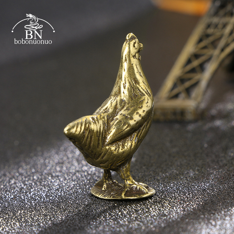 Solid Brass Animal Hen Figurin - Home Decor On Sale ulasan dan harga