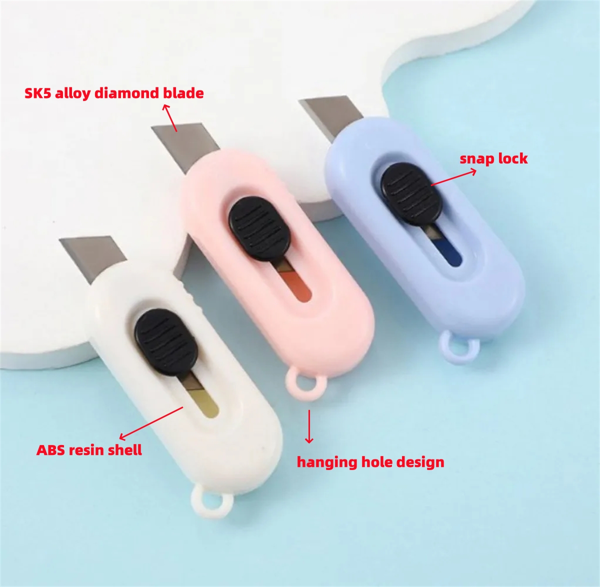 Oval Mini Portable Utility Kni - Home Decor Express ulasan dan harga