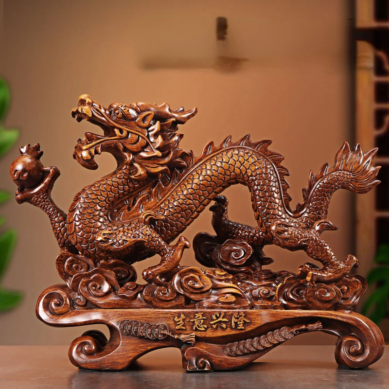 Lucky Dragon Ornaments To Attr - Home Decor On Sale ulasan dan harga