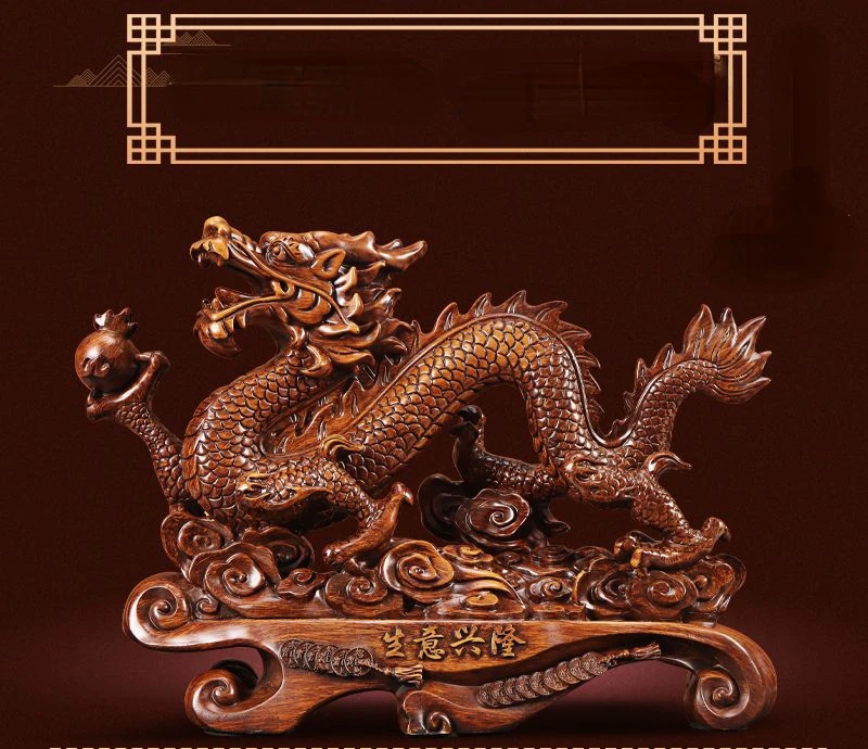 Lucky Dragon Ornaments To Attr - Home Decor On Sale ulasan dan harga