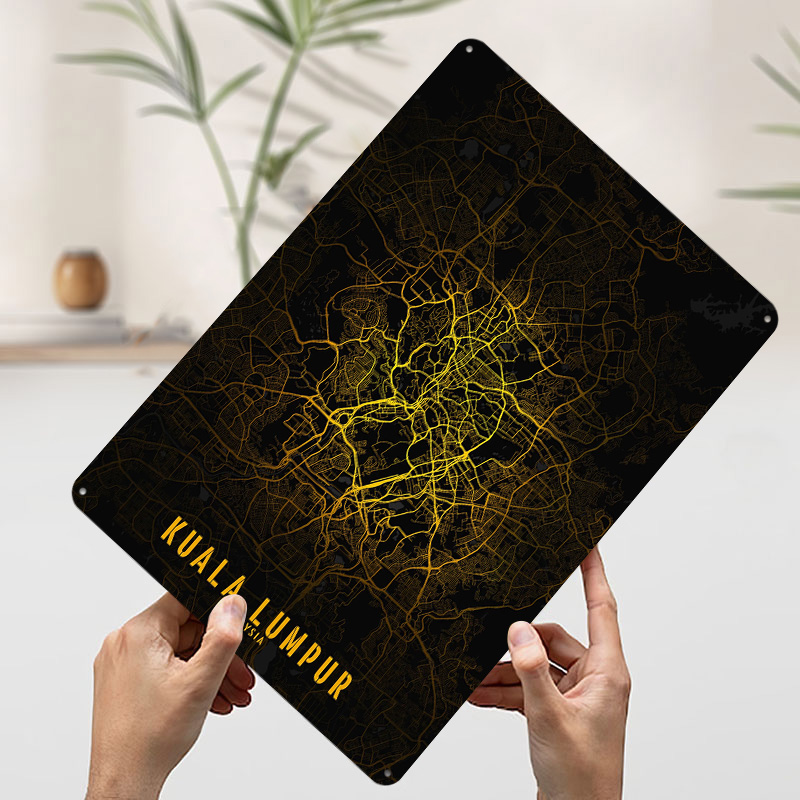 Kuala Lumpur Golden City Map P - Home Decor Kuala Lumpur ulasan dan harga